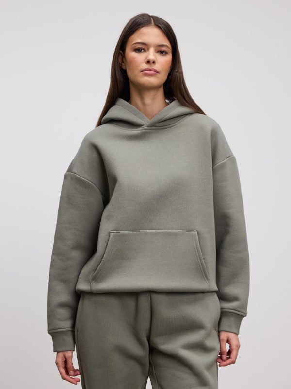 Womens Relaxed Hoodie in Sage