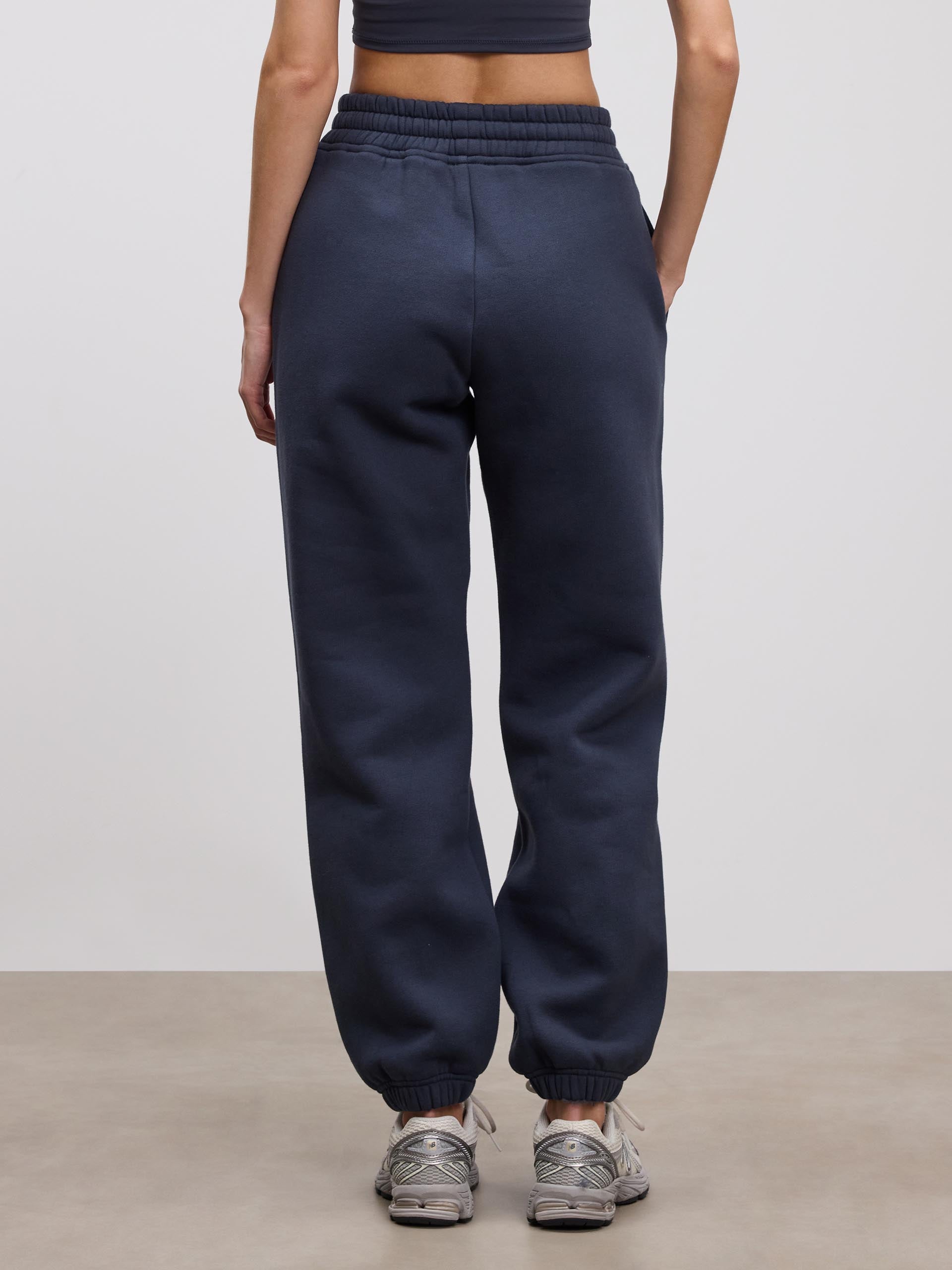 Womens Relaxed Cuffed Jogger in Slate Blue - Image 3