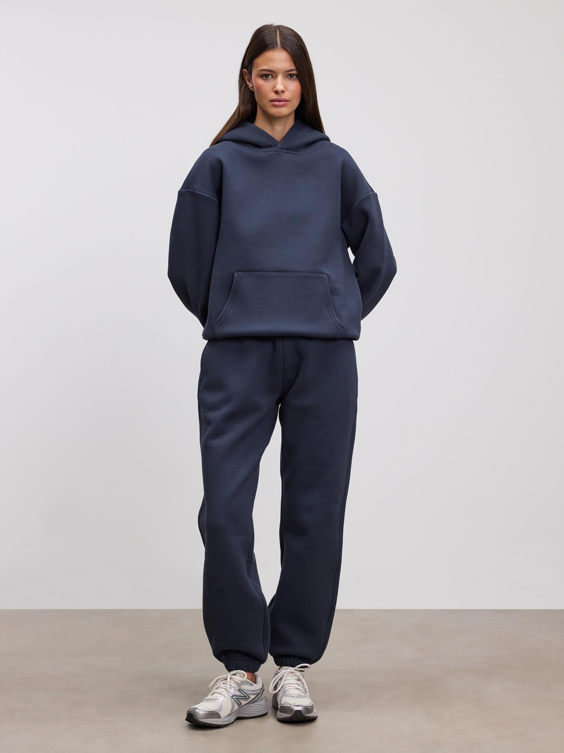 Womens Relaxed Cuffed Jogger in Slate Blue - Image 2