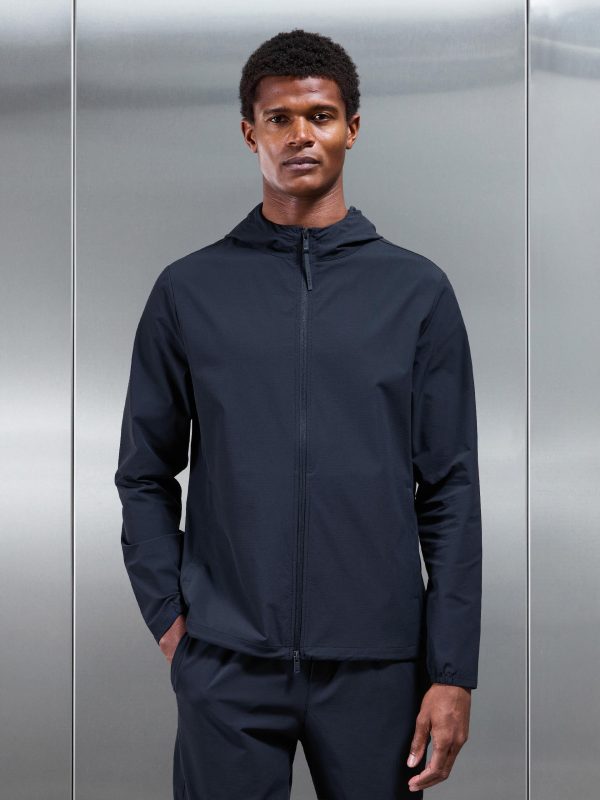 Active Technical Windbreaker in Navy