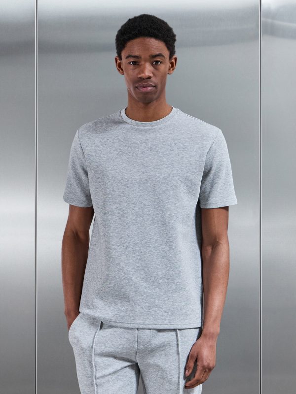 Everyday Luxe T-Shirt in Marl Grey